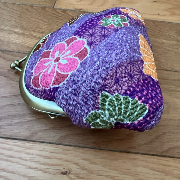 From Japan Multicolor Floral Coin Purse - Picture 8 of 8
